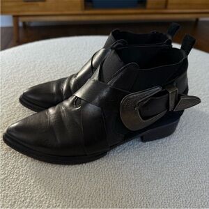 Vintage Free People Leather Boots